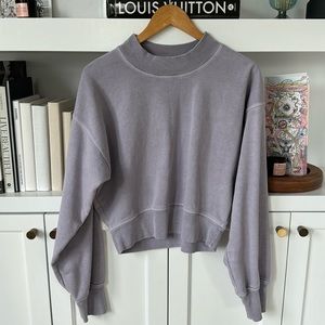 TALENTLESS SMALL MOCKNECK LAVENDER SWEATSHIRT